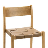 Continental Designs Gaia Sungkai Wood Stackable Dining Chairs