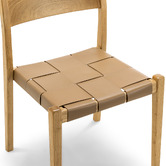Continental Designs Gaia Sungkai Wood Stackable Dining Chairs