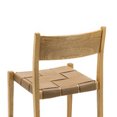 Continental Designs Gaia Sungkai Wood Stackable Dining Chairs