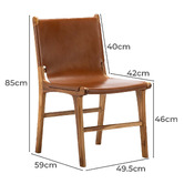 Continental Designs Mayall Teak Wood Dining Chairs