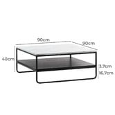 Continental Designs Cetus Cultured Marble Coffee Table