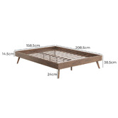 Continental Designs Malin Queen Bed Base