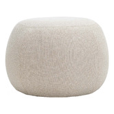 Continental Designs Light Beige Phoebe Cushion Ottoman