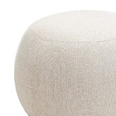Continental Designs Light Beige Phoebe Cushion Ottoman