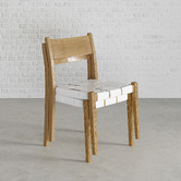 Continental Designs Gaia Sungkai Wood Stackable Dining Chairs