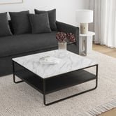 Continental Designs Cetus Square Cultured Marble Coffee Table