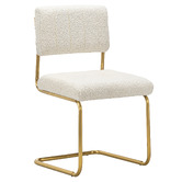 Continental Designs 6 Seater Miel Boucle Dining Table &amp; Chair Set