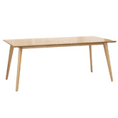 Continental Designs 6 Seater Natural Kylen Dining Table &amp; Chair Set