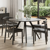Continental Designs 4 Seater Kylen Round Dining Table &amp; Chair Set