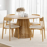 Continental Designs 4 Seater Finn Dining Table &amp; Chair Set