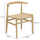 Continental Designs 4 Seater Adriel Round Dining Table &amp; Chair Set