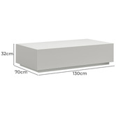 Continental Designs Celestique Outdoor Coffee Table