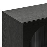 Continental Designs Jaydon 3 Door Fluted Glass Arch Sideboard
