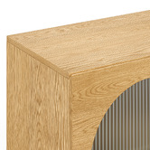 Continental Designs Jaydon 3 Door Fluted Glass Arch Sideboard