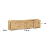 Continental Designs Gavin 4 Door Arch Entertainment Unit