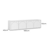 Continental Designs Gavin 4 Door Arch Entertainment Unit