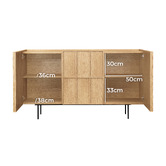 Continental Designs Jynea 2 Door 2 Drawer Sideboard