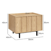 Continental Designs Jynea Bedside Table