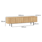Continental Designs Jynea Entertainment Unit