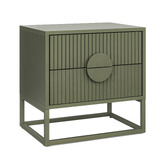Continental Designs Tessa 2 Drawer Bedside Table