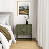 Continental Designs Tessa 2 Drawer Bedside Table