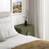 Continental Designs Tessa 2 Drawer Bedside Table