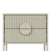 Continental Designs Tessa 2 Drawer Bedside Table