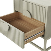 Continental Designs Tessa 2 Drawer Bedside Table