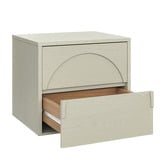 Continental Designs Persei 2 Drawer Bedside Table