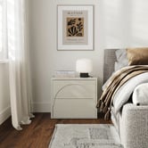 Continental Designs Persei 2 Drawer Bedside Table