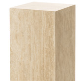 Continental Designs Lorelei Plinth Turkish Travertine Side Table