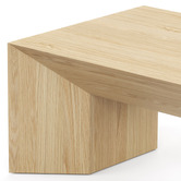Continental Designs Trenton American Oak Wood Coffee Table