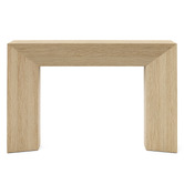 Continental Designs Trenton American Oak Wood Console Table