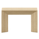 Continental Designs Trenton American Oak Wood Console Table