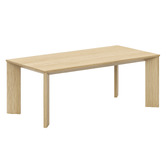 Continental Designs Trenton American Oak Wood Dining Table