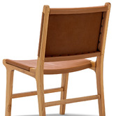 Continental Designs Casey Flat Cowhide Leather Dining Chairs