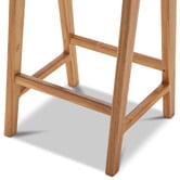 Continental Designs 67cm Casey Flat Cowhide Leather Barstool