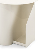 Continental Designs Asher Stainless Steel Side Table