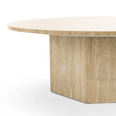 Continental Designs Harmon Turkish Travertine Coffee Table