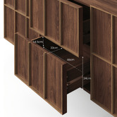 Continental Designs Jynea 2 Door 2 Drawer Sideboard