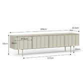 Continental Designs Jynea Entertainment Unit