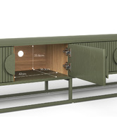 Continental Designs Tessa Ripple Slatted TV Unit