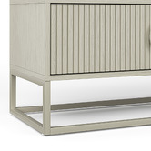 Continental Designs Tessa Ripple Slatted TV Unit