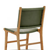 Continental Designs Casey Flat Cowhide Leather Dining Chairs