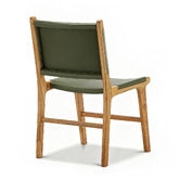Continental Designs Casey Flat Cowhide Leather Dining Chairs