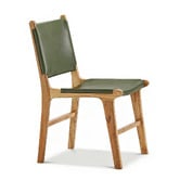 Continental Designs Casey Flat Cowhide Leather Dining Chairs