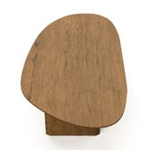 Continental Designs Elara Pebble American Oak Wood Coffee Table