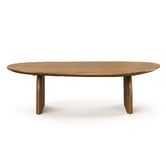 Continental Designs Elara Pebble American Oak Wood Coffee Table