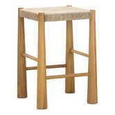 Continental Designs 64cm Calista Teak Wood Counter Stool