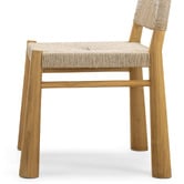 Continental Designs Natural Calista Teak Wood Dining Chairs